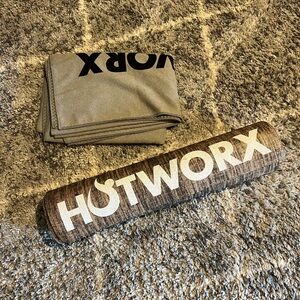 Hotworx Gray and Brown Towel Set